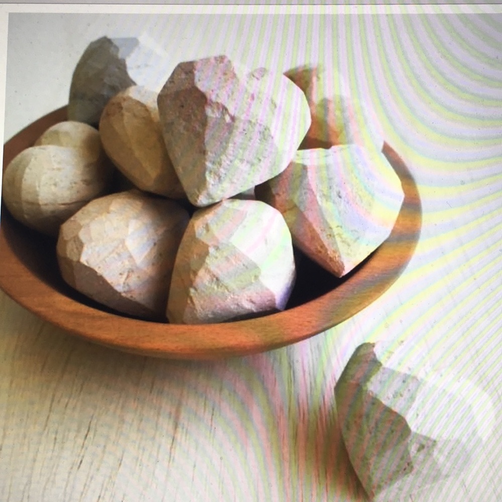 Fair Trade Natural Stone Heart- “Work in Progress”